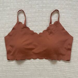 Danskin scalloped mauve bralette.